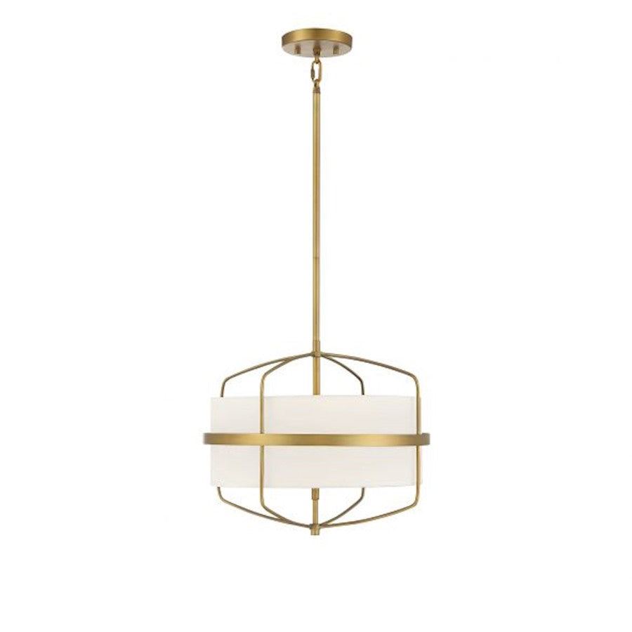 Savoy House 3-Light 16" Pendant, Natural Brass - M70101NB