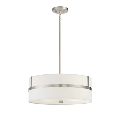Savoy House 4-Light 20" Pendant, Brushed Nickel - M70102BN