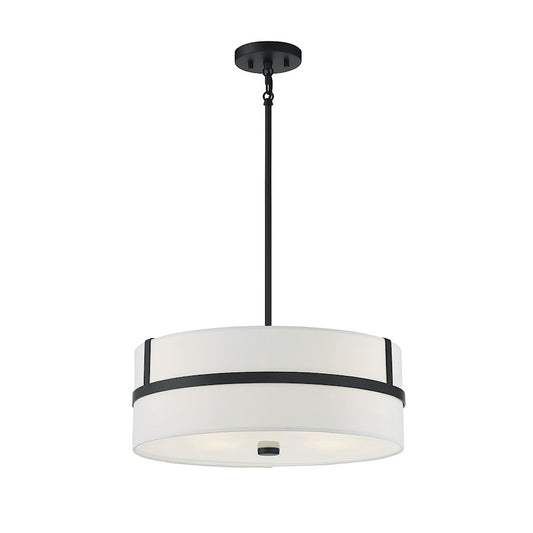 Savoy House 4-Light 20" Pendant, Matte Black - M70102MBK