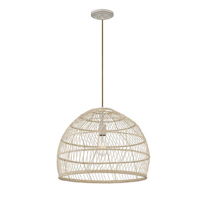 Savoy House 1-Light Pendant, Natural Rattan/A Matching Socket - M70106NR