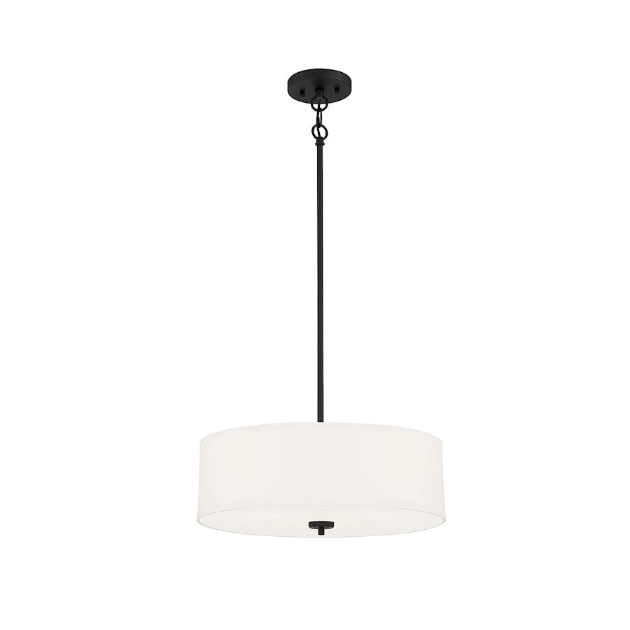 Savoy House 3-Light 6.5" Pendant, Matte Black - M70109MBK