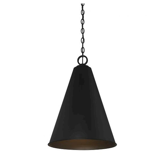 Savoy House 1-Light 28" Pendant, Matte Black - M70112MBK