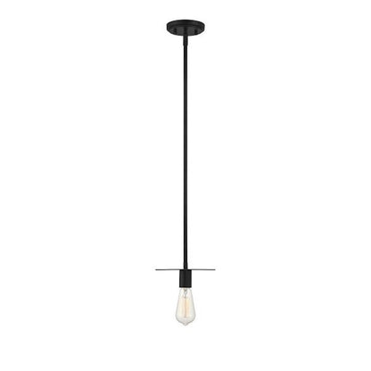 Savoy House 1-Light 8" Mini Pendant, Matte Black - M70113MBK