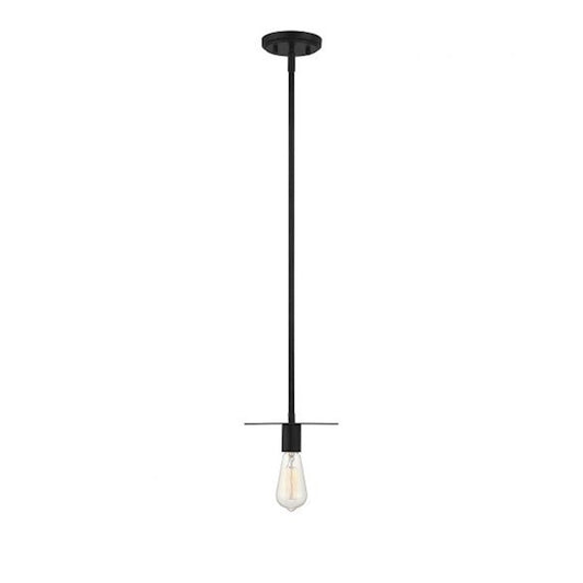 Savoy House 1-Light 8" Mini Pendant, Matte Black - M70113MBK