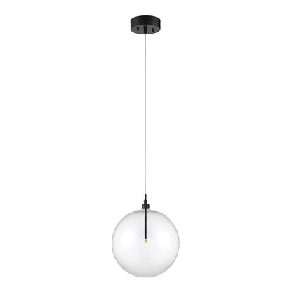 1 Light 14" Pendant, Oil Rubbed Bronze