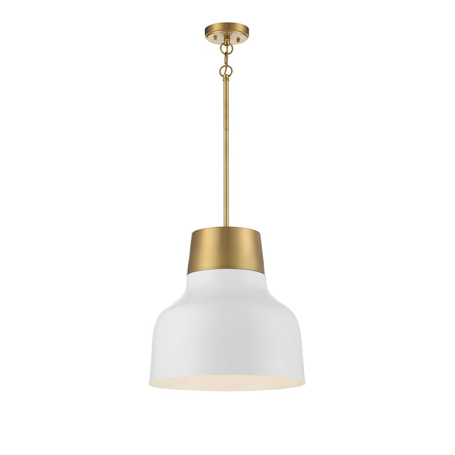 1 Light 18" Pendant, Navy Blue