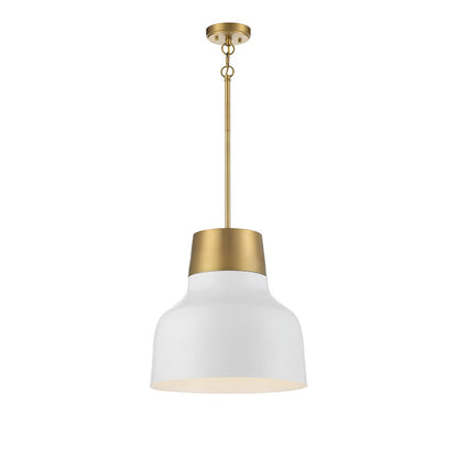 1 Light 18" Pendant, Navy Blue