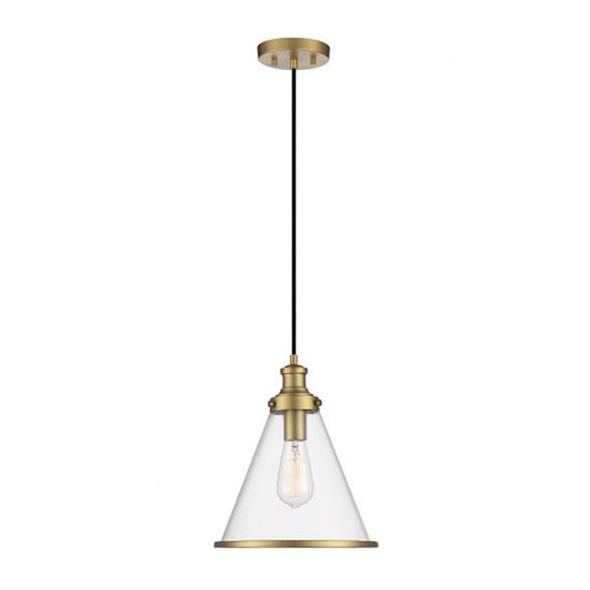 Savoy House 1-Light 13" Pendant, Natural Brass - M70121NB