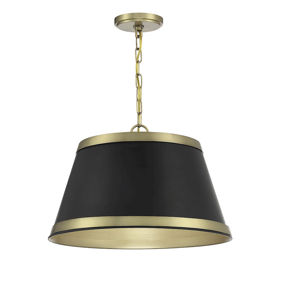 15" Pendant, Matte Black