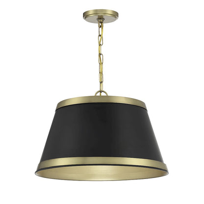 15" Pendant, Matte Black
