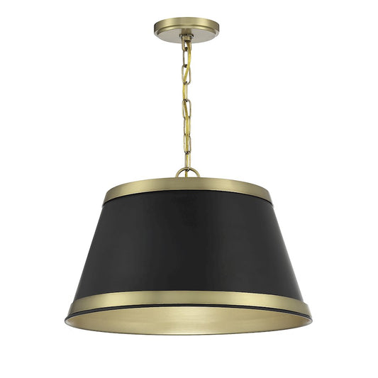 15" Pendant, Matte Black