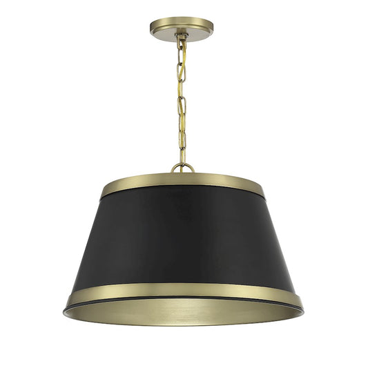 15" Pendant, Matte Black