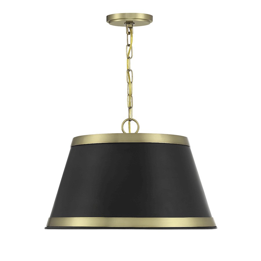 15" Pendant, Matte Black
