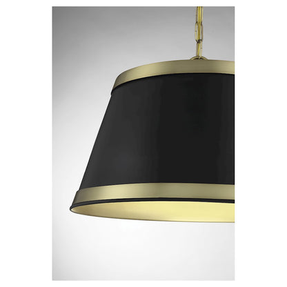 15" Pendant, Matte Black