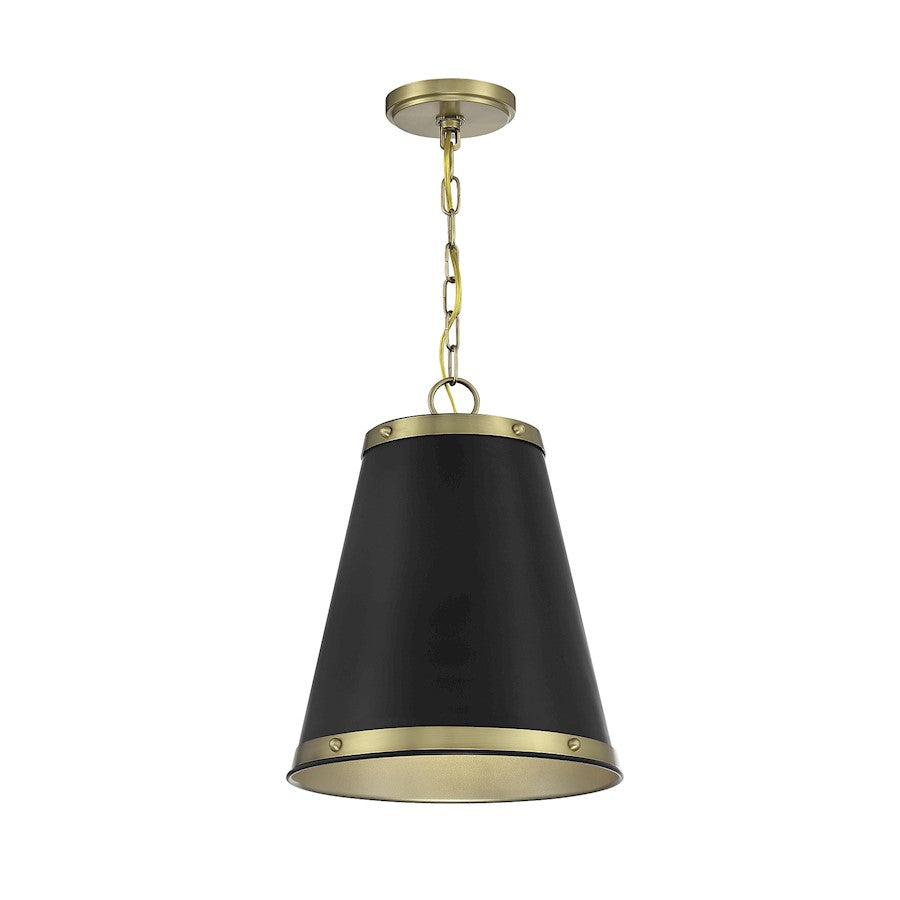 15" Pendant, Matte Black