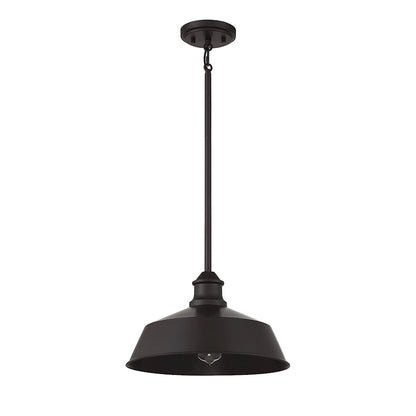 1 Light 8" Pendant, Oil Rubbed Bronze