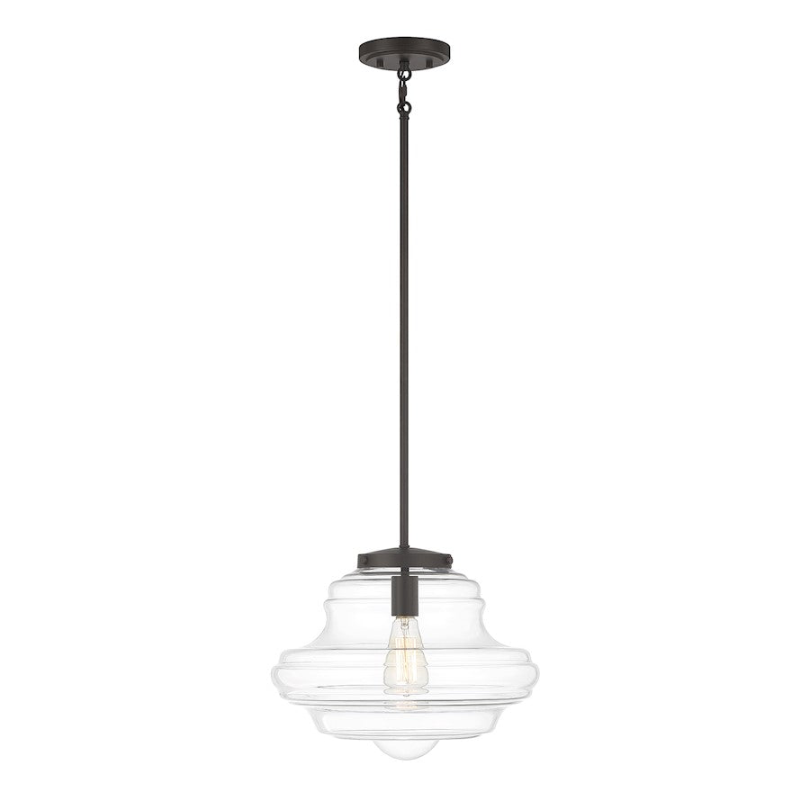 Savoy House 1-Light 12" Pendant, Oil Rubbed Bronze - M7022ORB