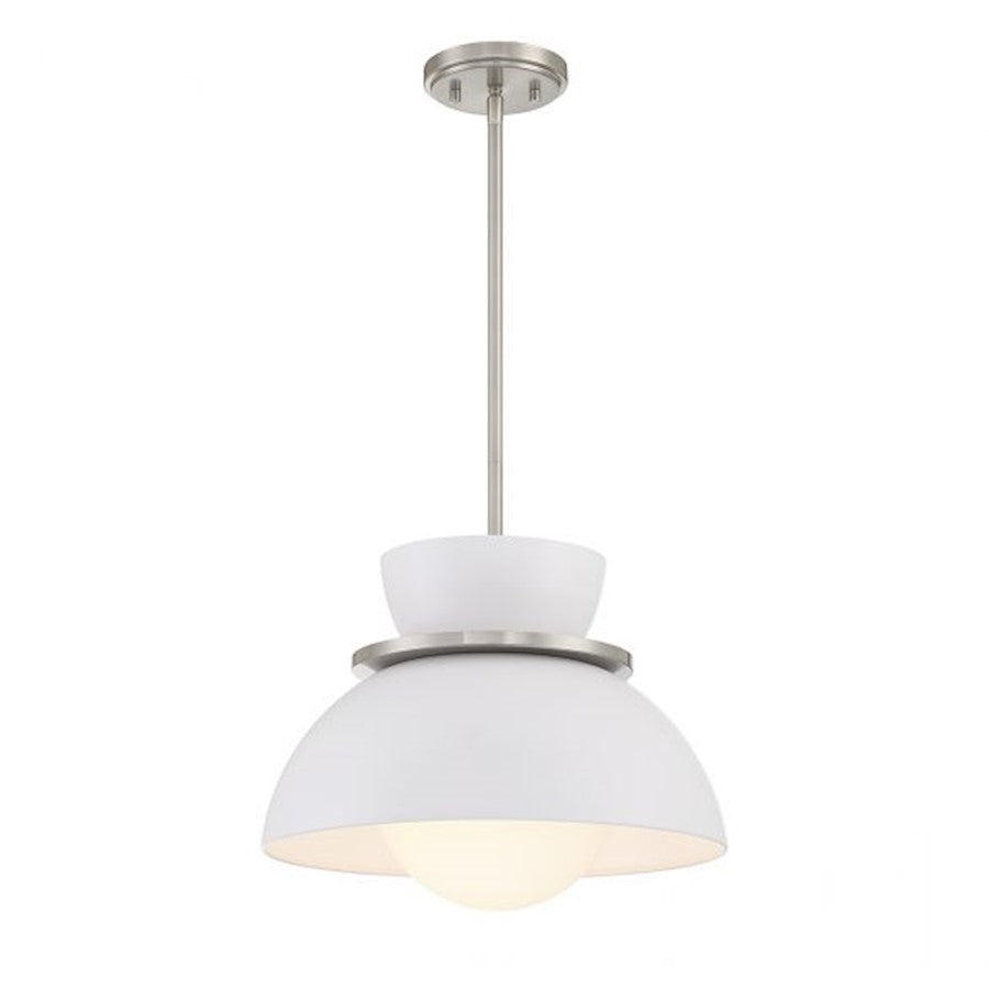 Savoy House 1-Light 9.5" Pendant, Brushed Nickel - M7026BN