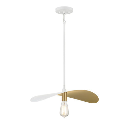 1 Light Pendant, Matte Black