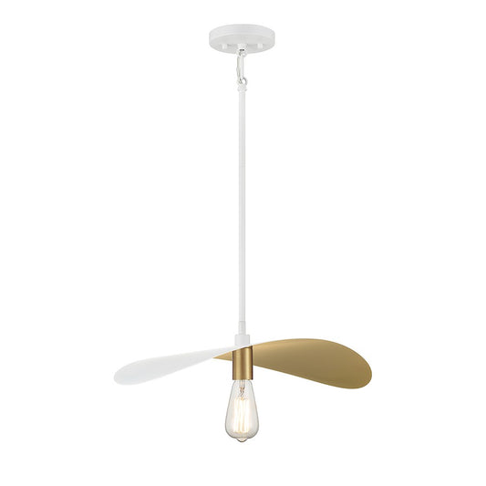 1 Light Pendant, Matte Black