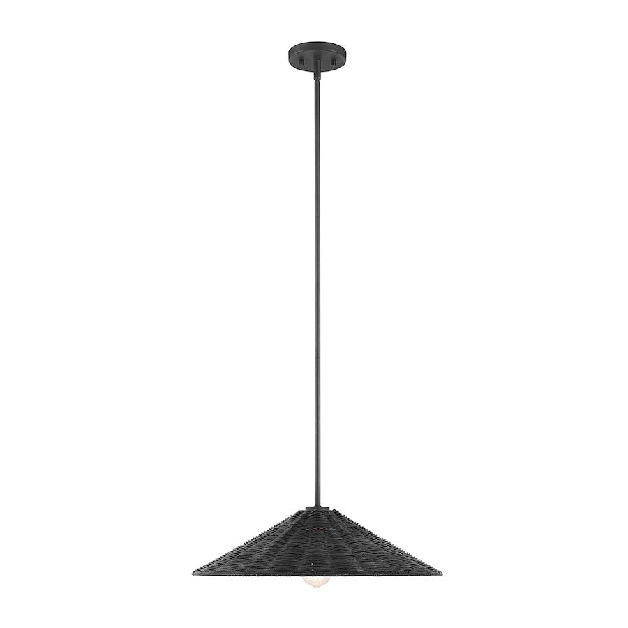 Savoy House 1-Light 20" Pendant, Matte Black - M7041MBK