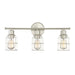 Savoy House 3-Light 24" Bathroom Vanity Light, Brushed Nickel 04 - M80004BN