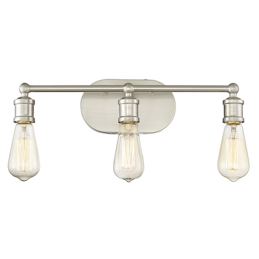 3-Light, 19" Bathroom Vanity Light, Oil Rubbed Bronze