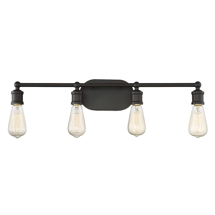 4-Light, Bathroom Vanity Light, Oil Rubbed Bronze
