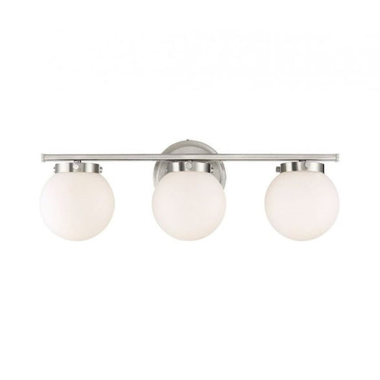 3-Light, 24" Bathroom Vanity Light, Brushed Nickel 23