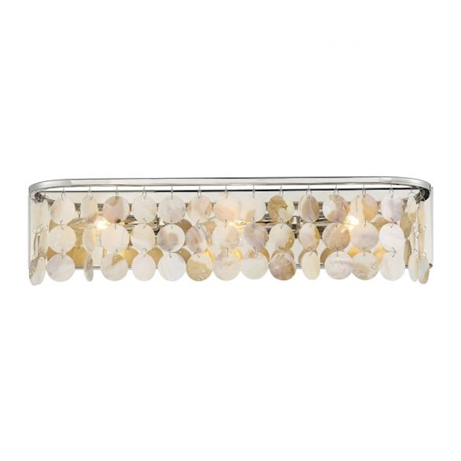 Savoy House 3-Light 5" Bathroom Vanity Light, Polished Nickel - M80049PN