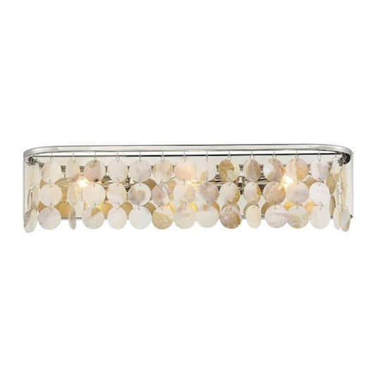 3-Light, 5" Bathroom Vanity Light, Polished Nickel