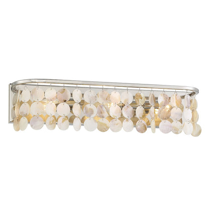 3-Light, 5" Bathroom Vanity Light, Polished Nickel