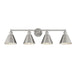 Savoy House 4-Light 38" Bathroom Vanity Light, Brushed Nickel - M80065BN