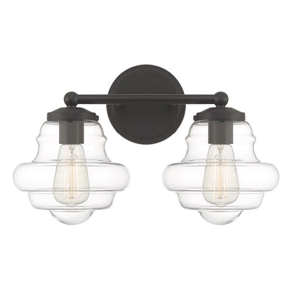 Savoy House 2-Light 17" Bathroom Vanity Light , Oil Rubbed Bronze - M80072ORB