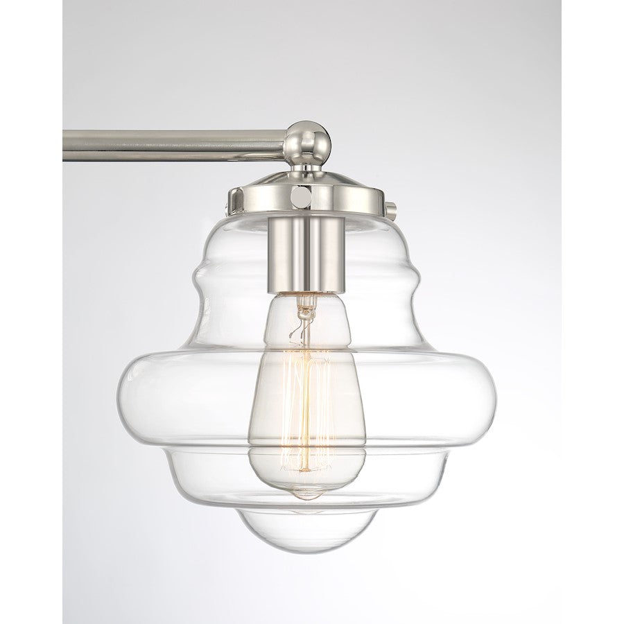 3-Light 26" Bathroom Vanity Light, Natural Brass