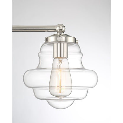 3-Light 26" Bathroom Vanity Light, Natural Brass