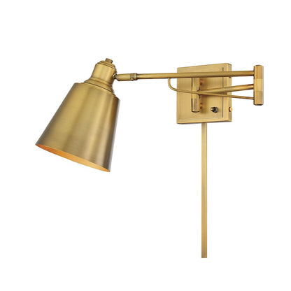 1 Light 8" Adjustable Wall Sconce