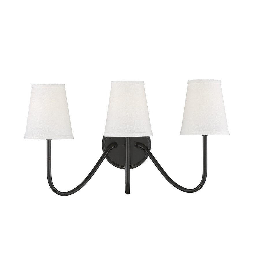 Savoy House 3-Light Wall Sconce, Oil Rubbed Bronze - M90056ORB