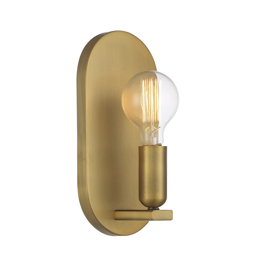 Savoy House 1-Light 12" Wall Sconce, Natural Brass - M90059NB