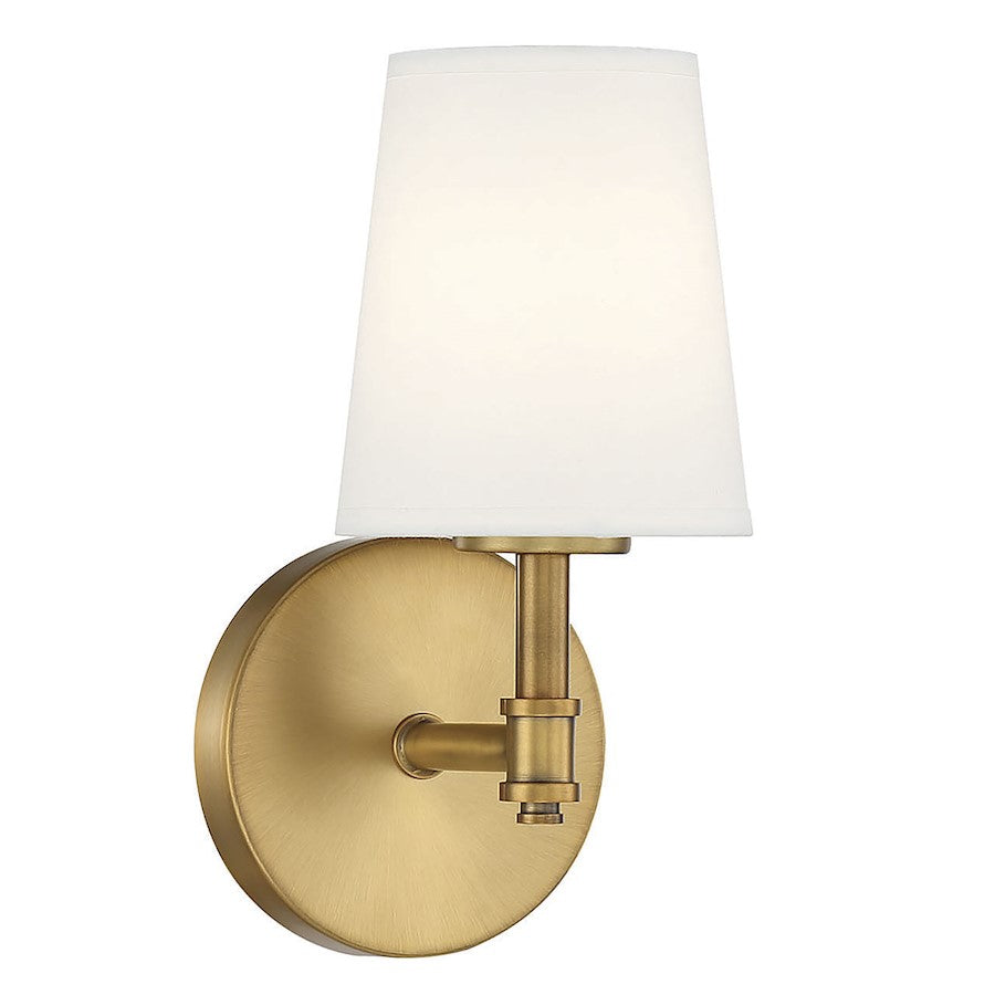 Savoy House 1-Light 9.5" Wall Sconce, Natural Brass - M90067NB