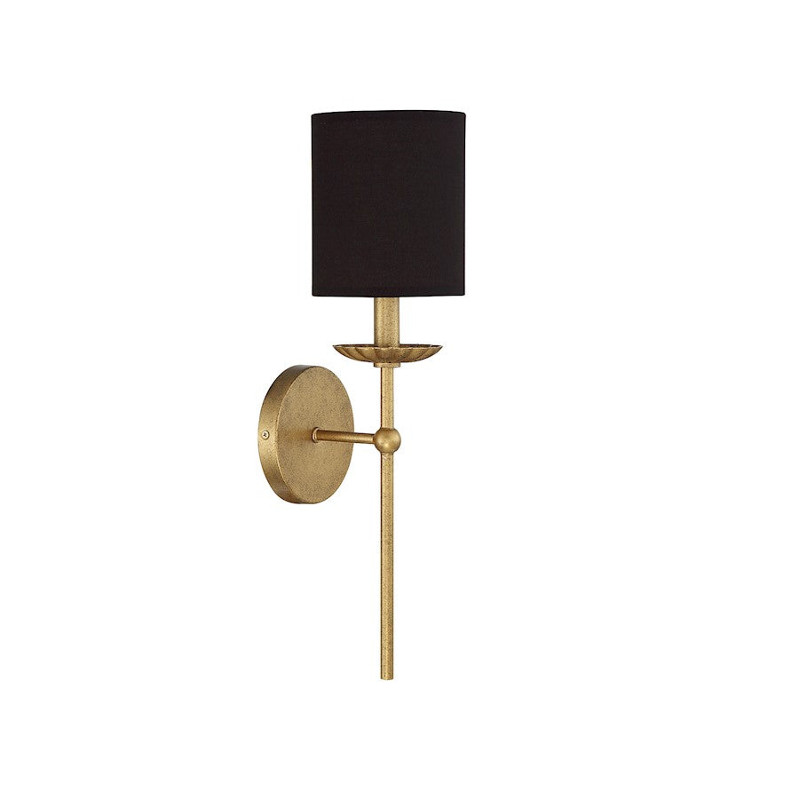 1-Light 19" Wall Sconce, True Gold