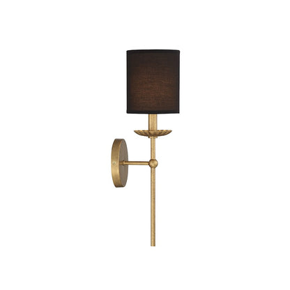 1-Light 19" Wall Sconce, True Gold