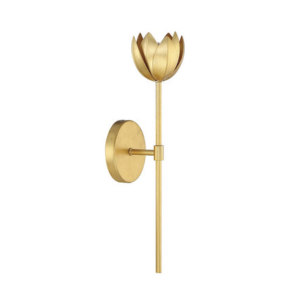 1-Light LED Wall Sconce, True Gold