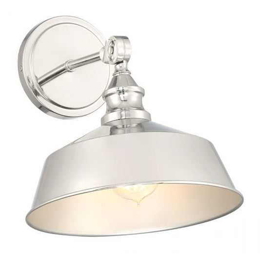 Savoy House 1-Light 10" Wall Sconce, Polished Nickel - M90090PN