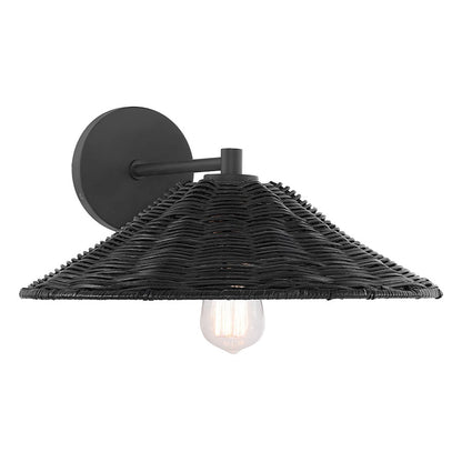 Savoy House 1-Light 15" Wall Sconce, Matte Black - M90106MBK