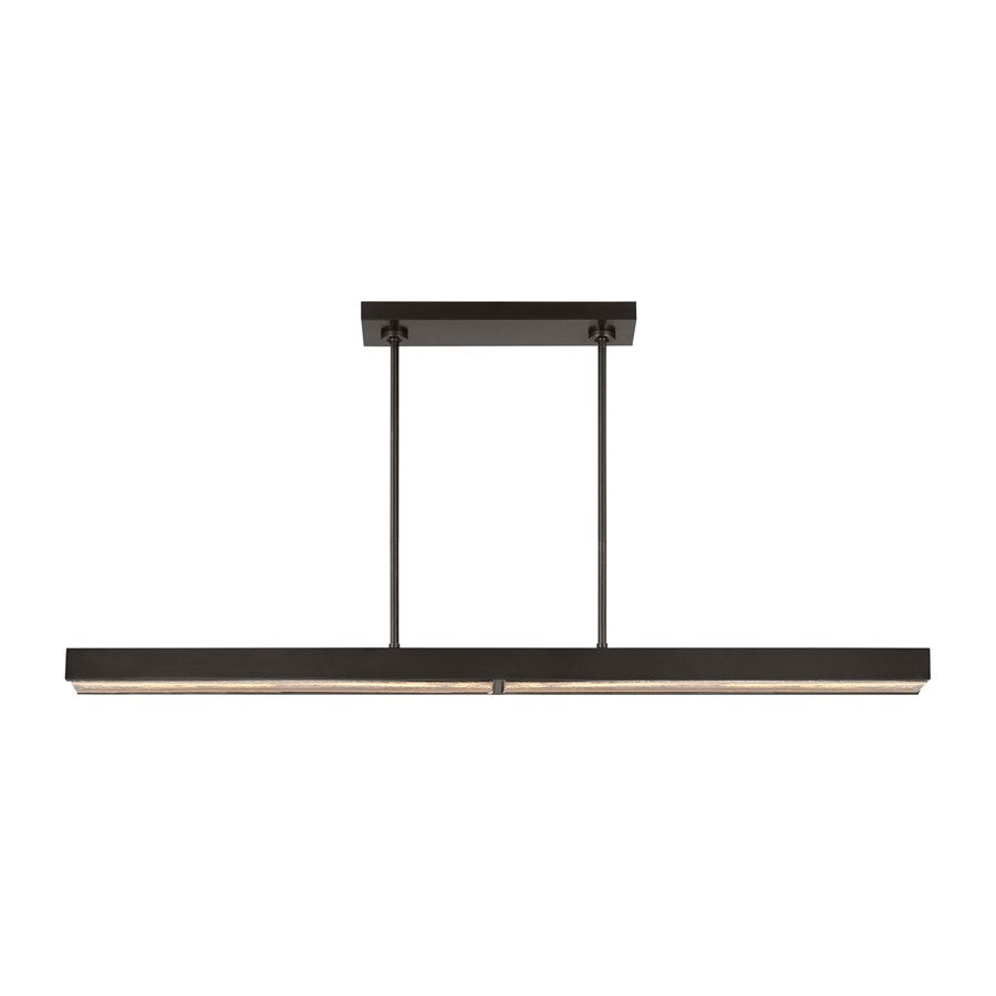 Visual Comfort Modern Maybeck 2 Light 47.7" Chandelier, Bronze