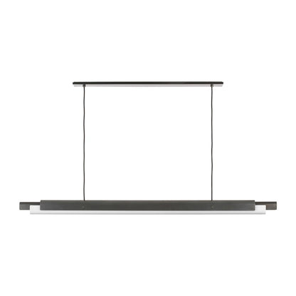 Visual Comfort Modern Ambrose 1 Light 72" Linear Chandelier, BZ