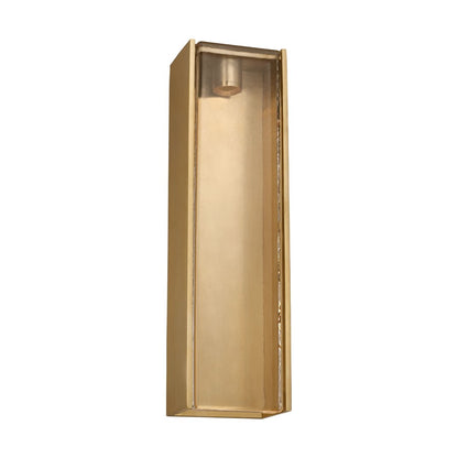 Visual Comfort Modern Maybeck 1Lt 5" Outdoor Sconce, Brass