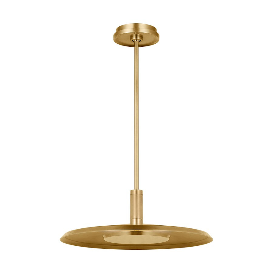 Visual Comfort Modern Avroko Saucer 1 Light 6" Pendant, Brass - AKPD17027NB