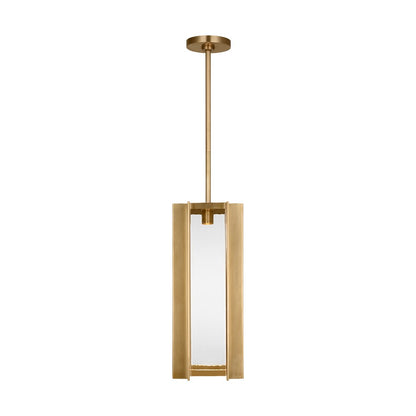 Visual Comfort Modern Maybeck 1 Light 8.4" Pendant, Brass